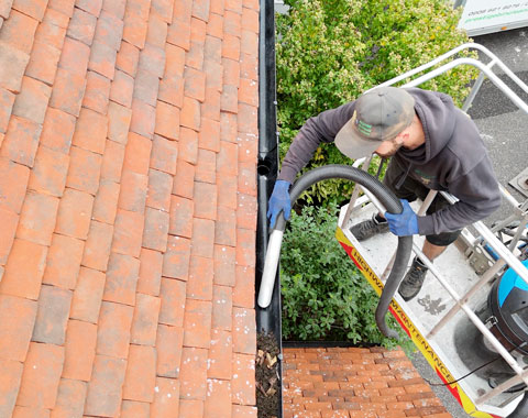 Gutter Cleaning - Step 2 Debris Removal