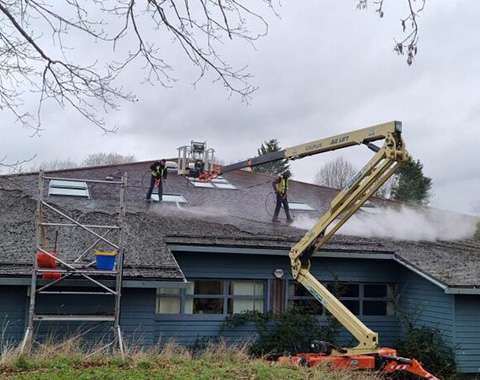 Commercial Roof Cleaning